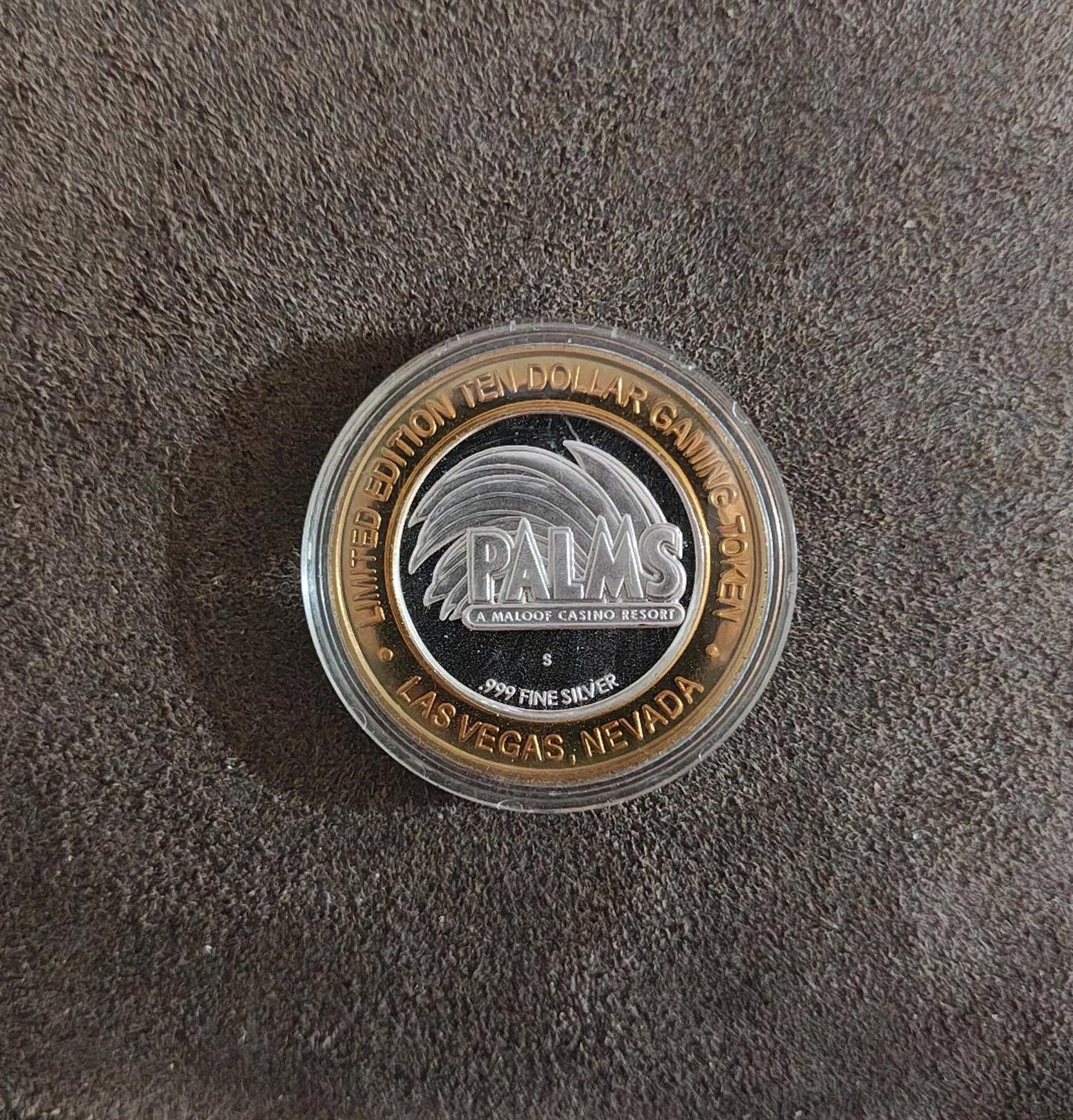 2003 Funny Cide Ten Dollar Palms Casino Las Vegas Gaming Token