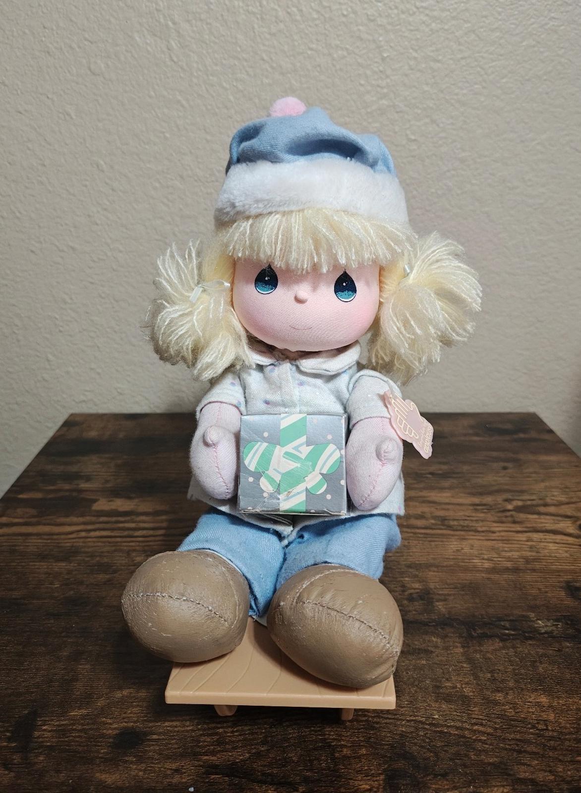 1988 Precious Moments Winter Wonderland Edition "Melody" Musical Doll