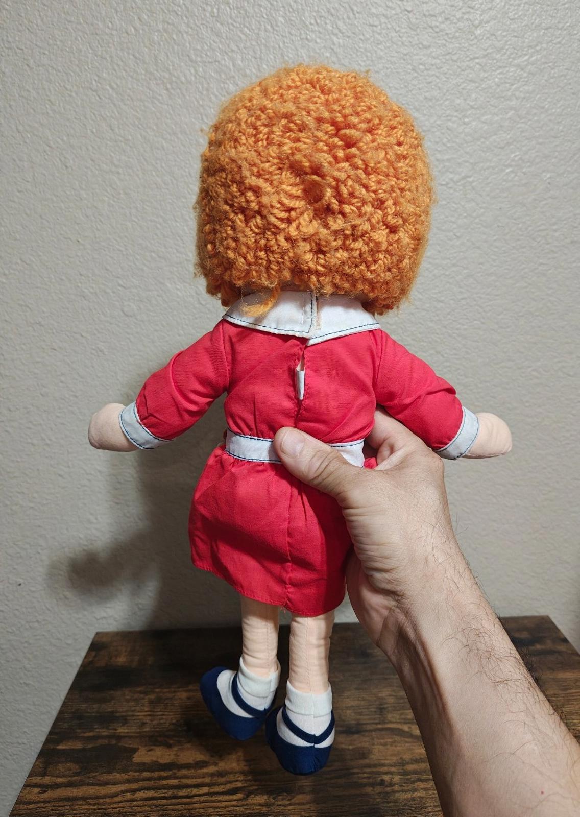 1982 Vintage Little Orphan Annie Rag Doll With Dog Sandy