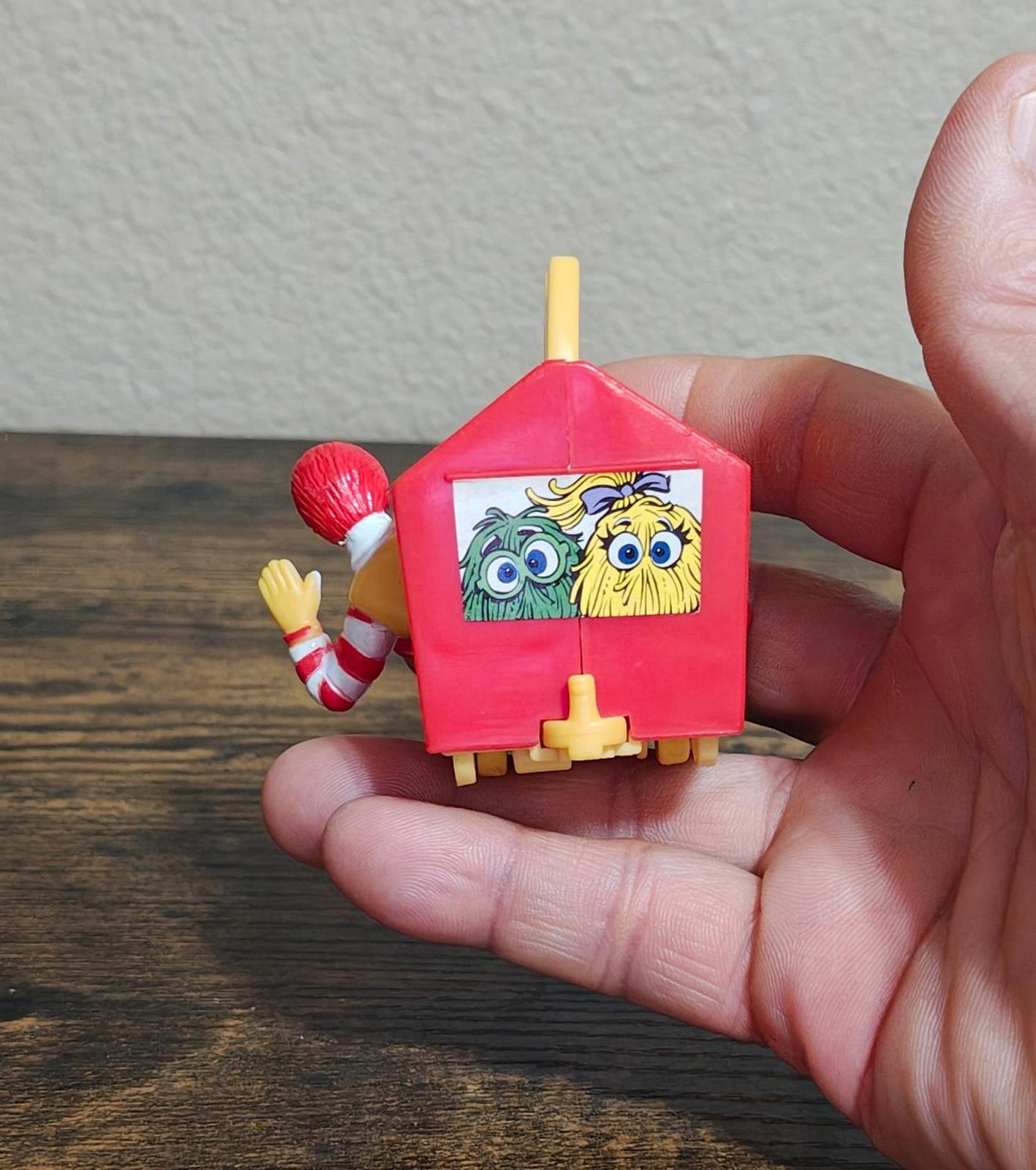 1994 Ronald McDonald Happy Meal Box Train Car #1
