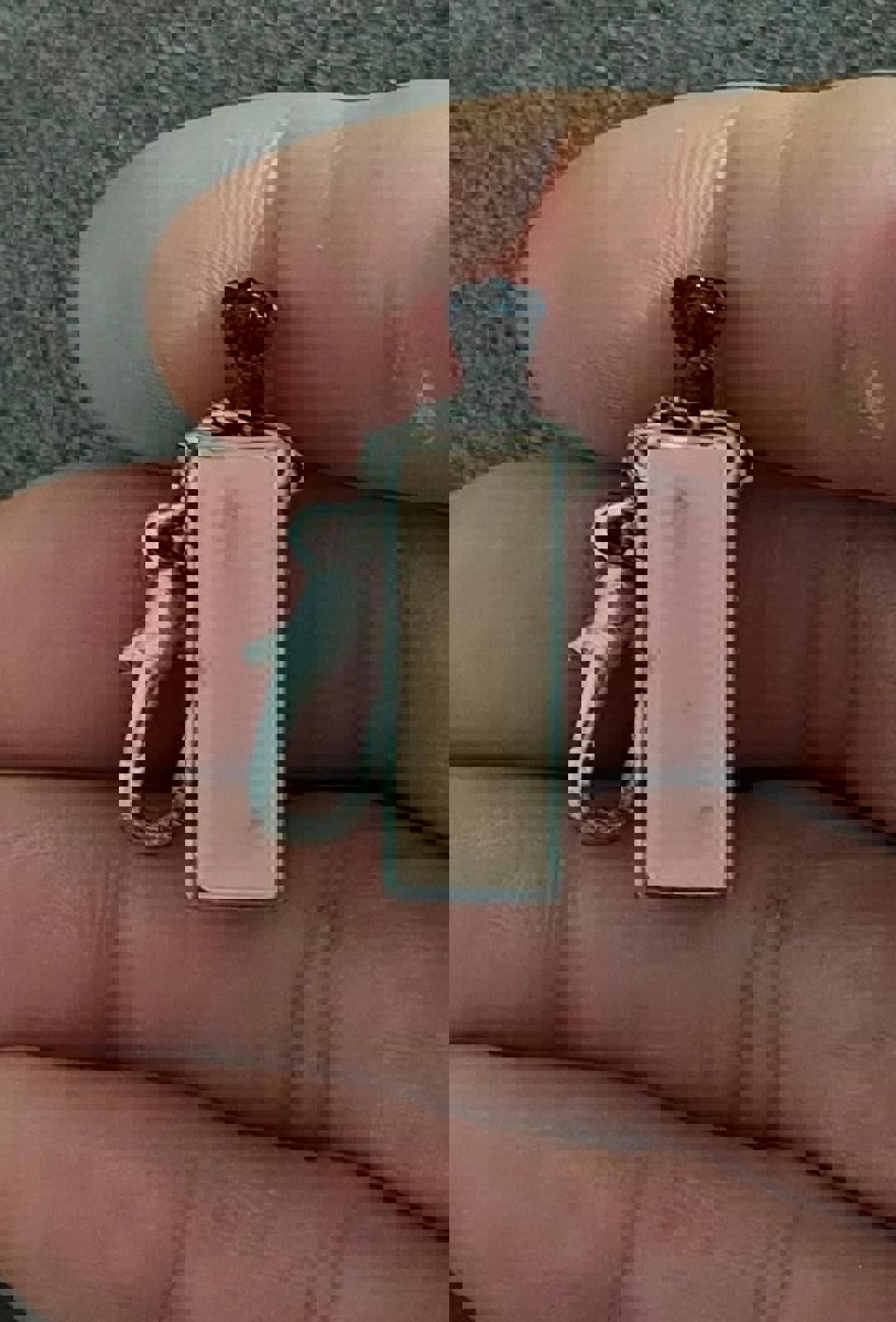 Rare Juicy Couture Women's Scottie Dog Choose Juicy Pink Shopping Bag Charm