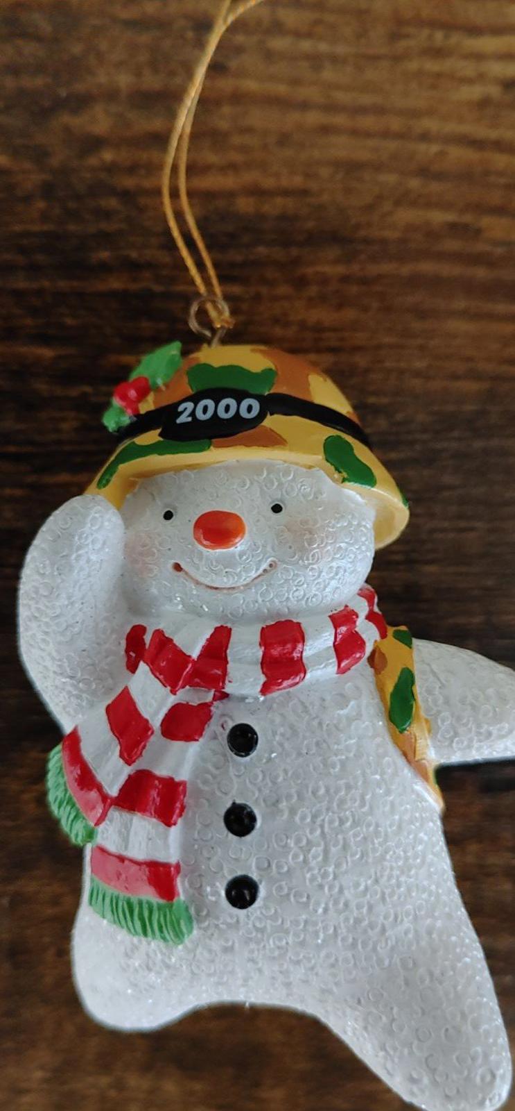 2000 American Greetings Operation Santa Army Snowman Ornament