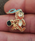 1988 Seoul Summer Olympics Gold Tone Enamel Pin
