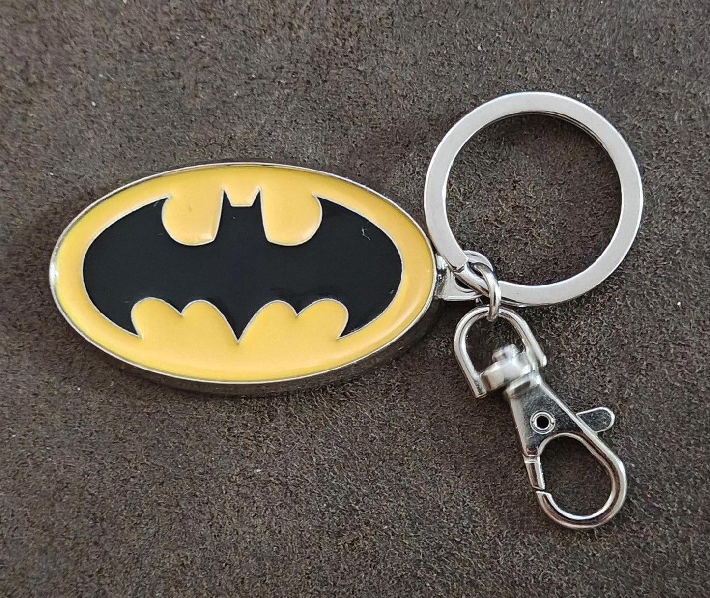 DC Comics Batman Logo Pewter Keychain