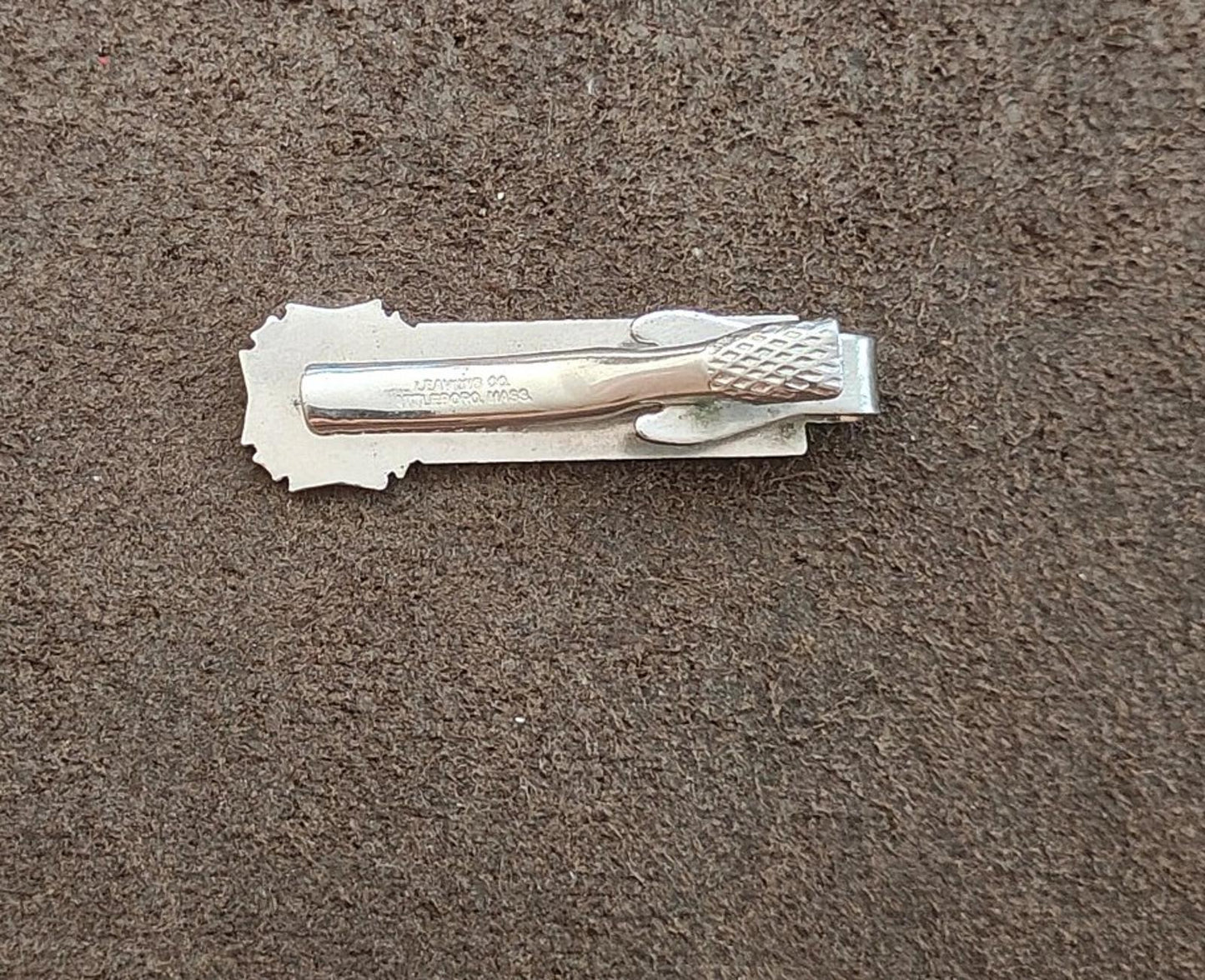 1960s Veterans of Foreign Wars (VFW) Silver Tone Tie Bar/Tie Clip