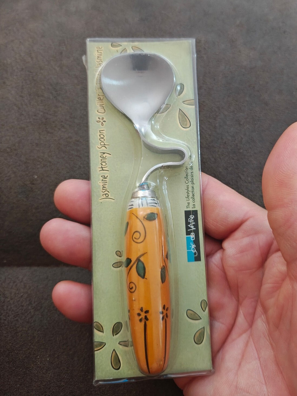 Early 2000s Jasmine Honey Spoon By  MSC International.