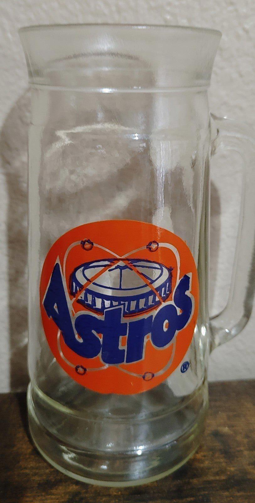 1970's Houston Astros Astrodome Tall Beer Glass Mug