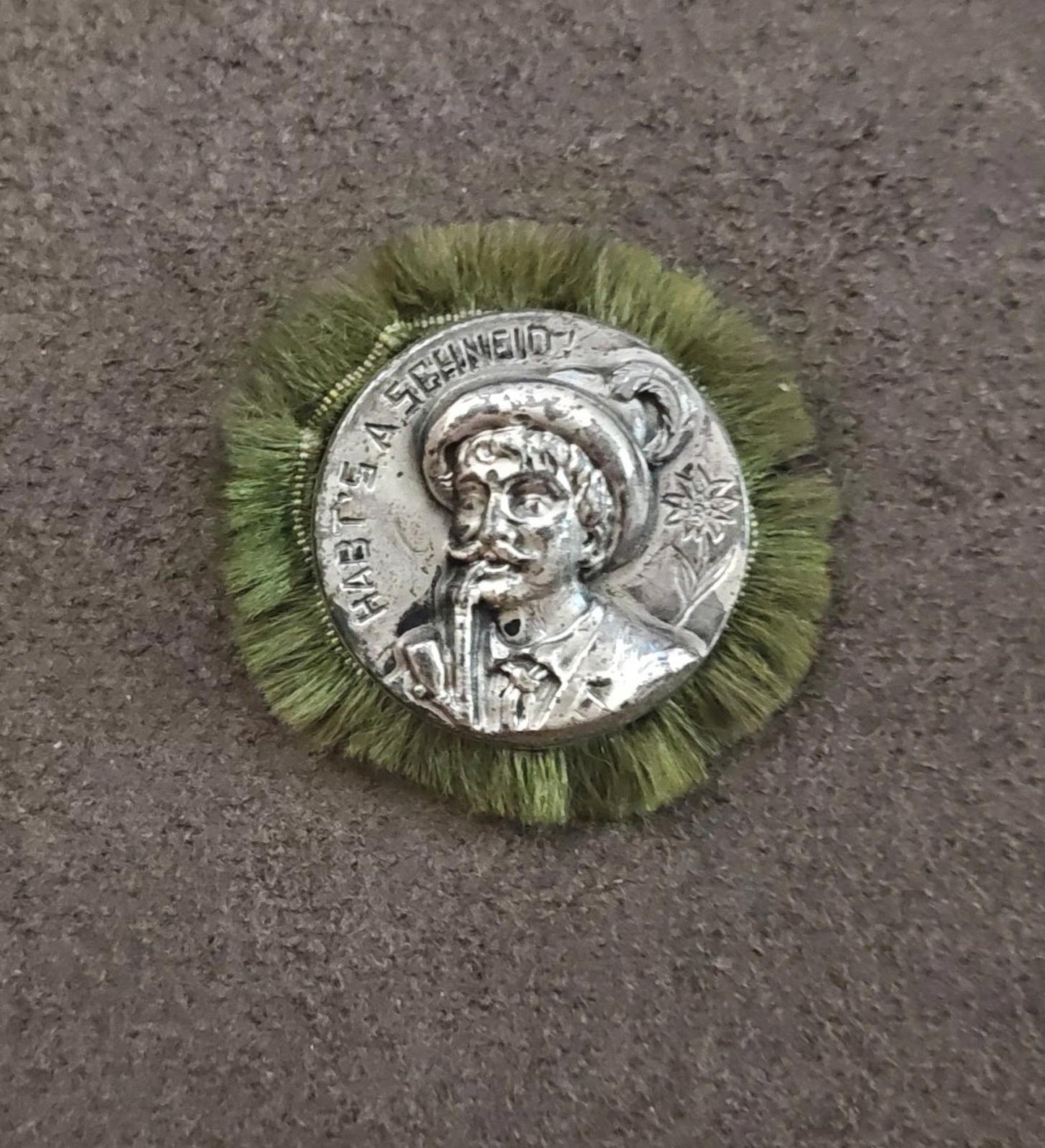 1920s/30s Rare & Hard To Find German Alpine Silver Tone Hat Pin