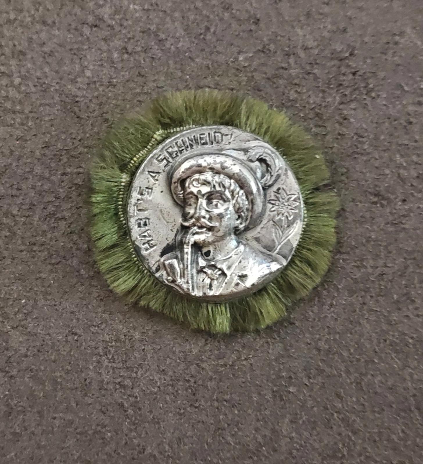 1920s/30s Rare & Hard To Find German Alpine Silver Tone Hat Pin