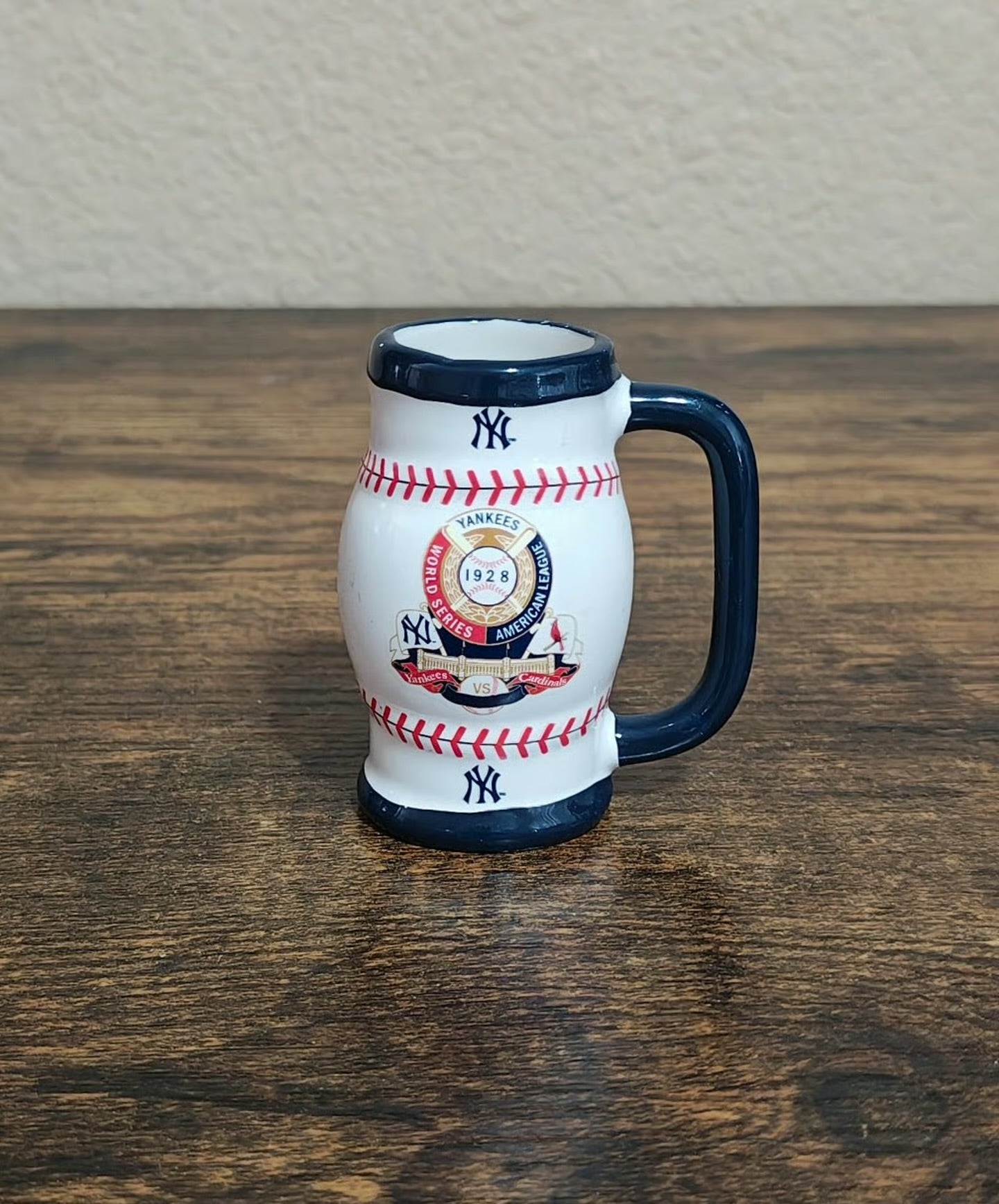 New York Yankees 1928 World Series Champions Decorative Miniature Mug