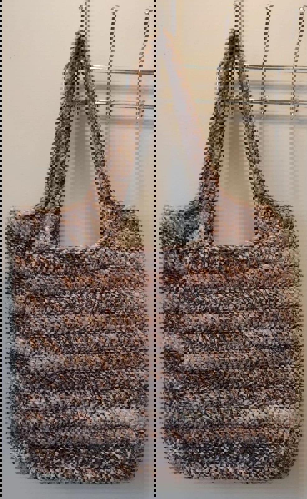 Beautiful Hand Knit Market Large Purse/Shoulder Bag/Tote bag