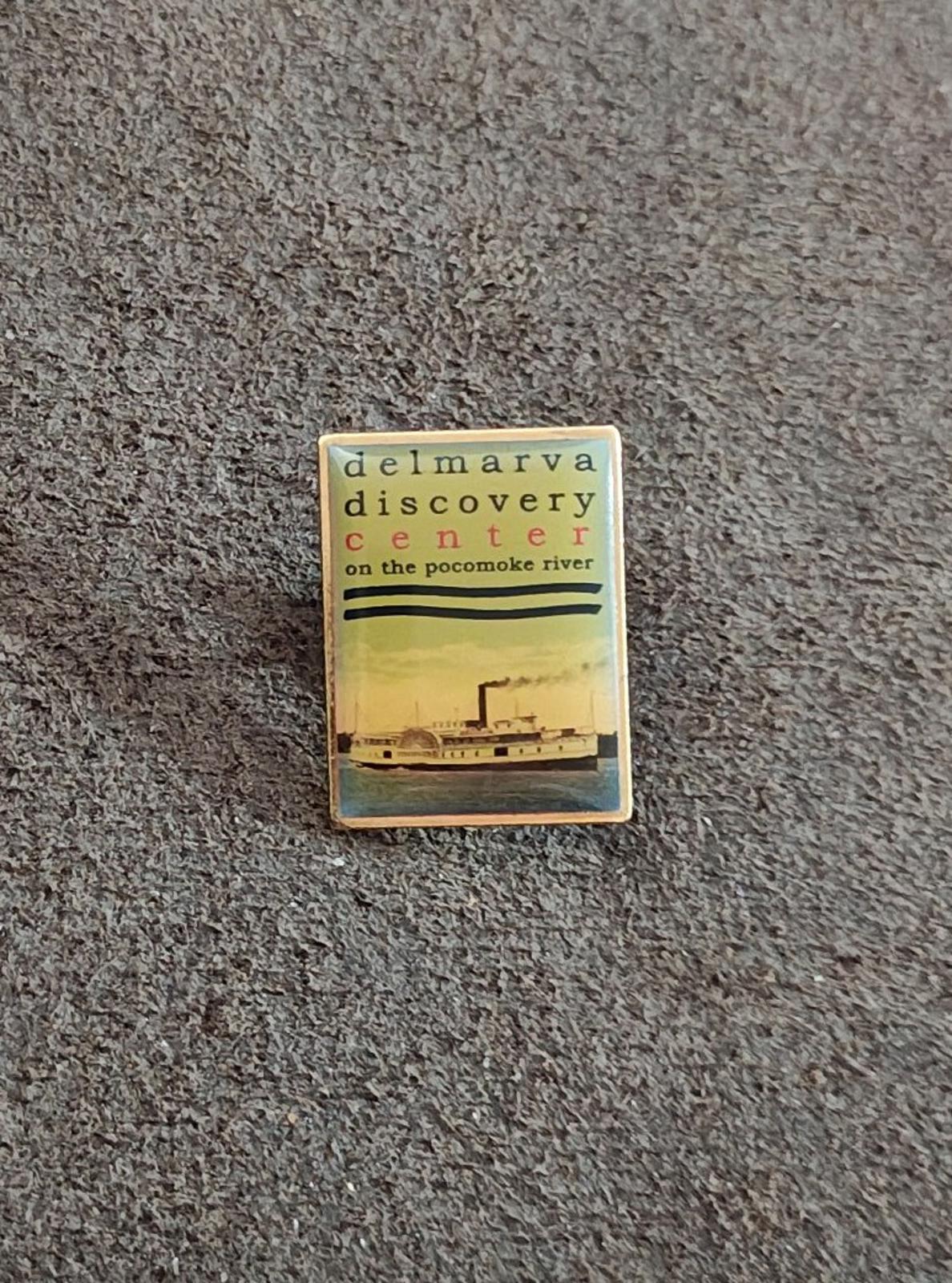 Delmarva Discovery Museum On The Pokemoke River Gold Tone Pin