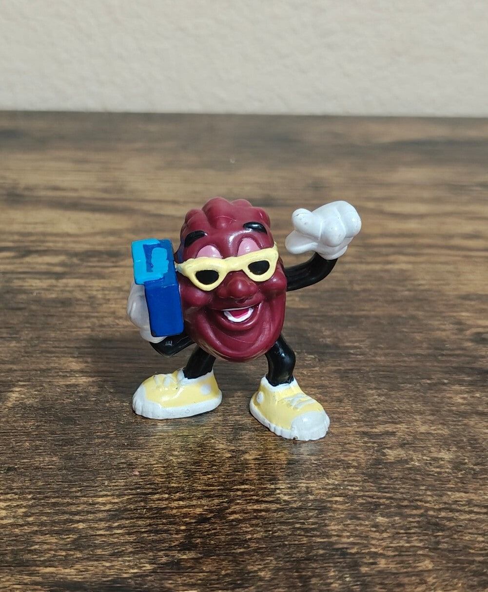 1988 Captain Toonz California Raisin With Boombox Figurine