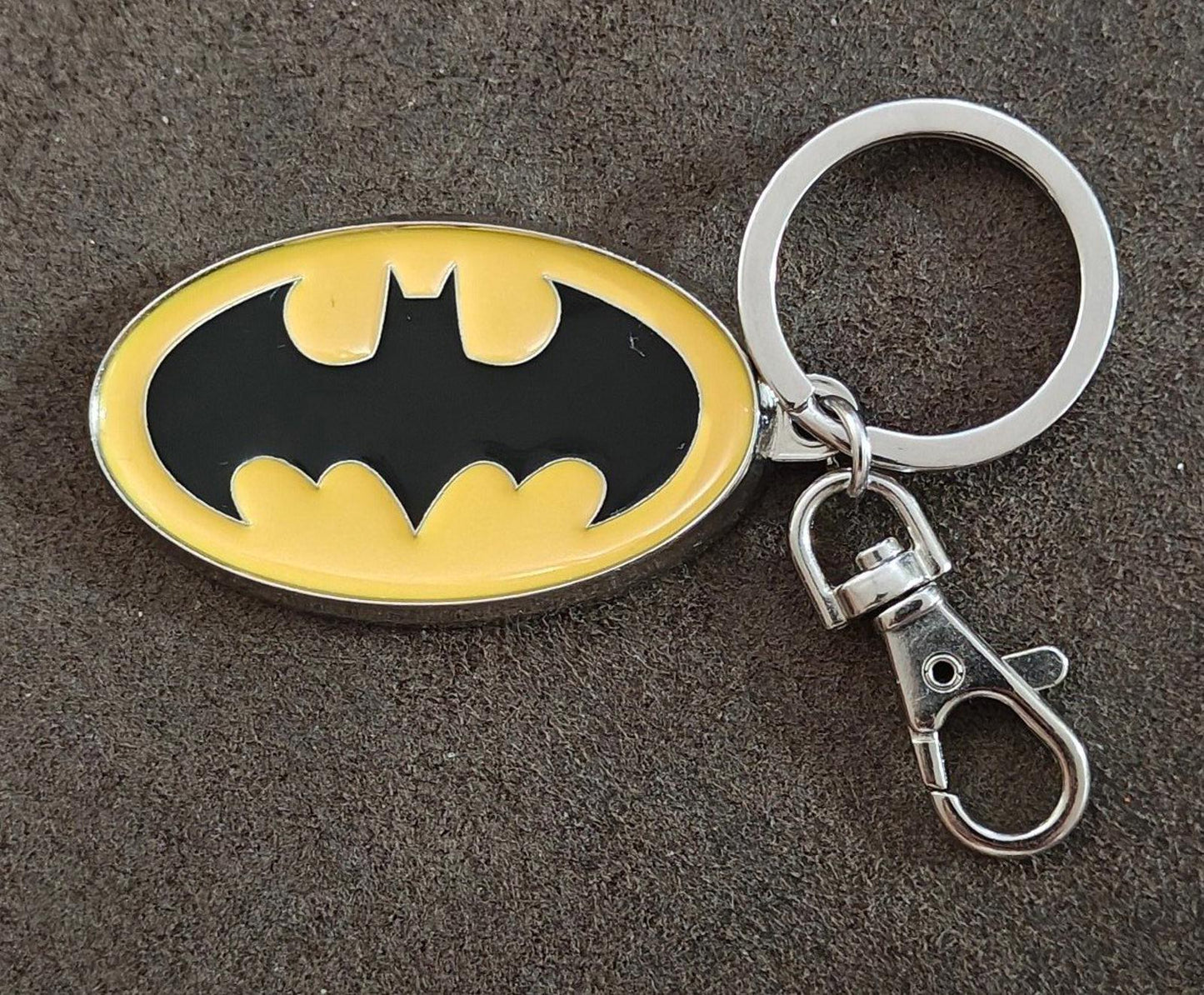 DC Comics Batman Logo Pewter Keychain