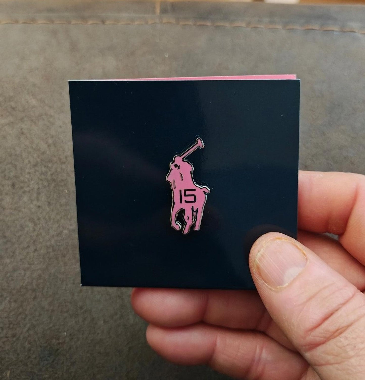 Collectible Limited Edition Ralph Lauren Pink Pony Pin New On Card.