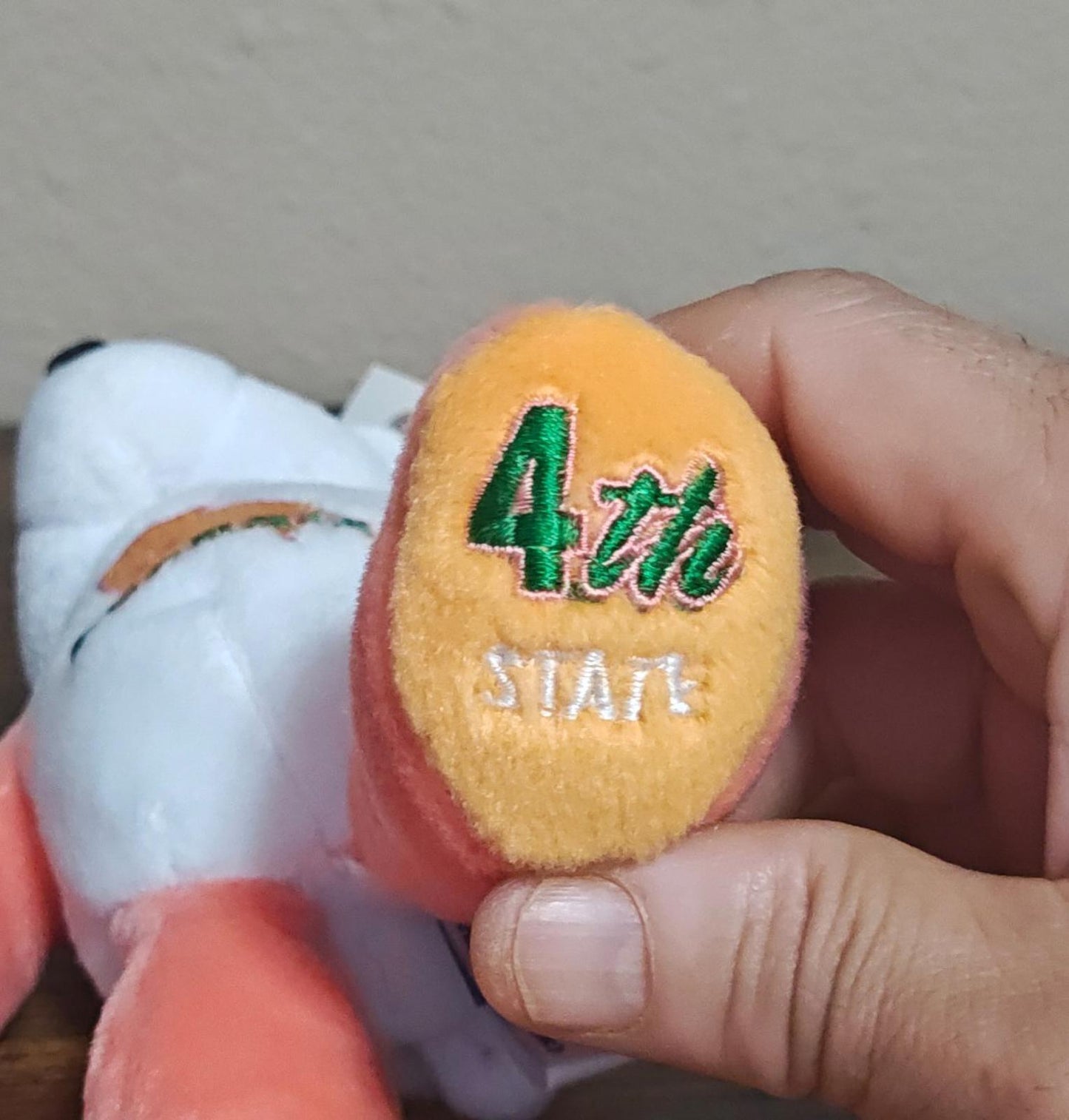 2001 Limited Treasures Georgia State Quarter Bear Collectible Plush