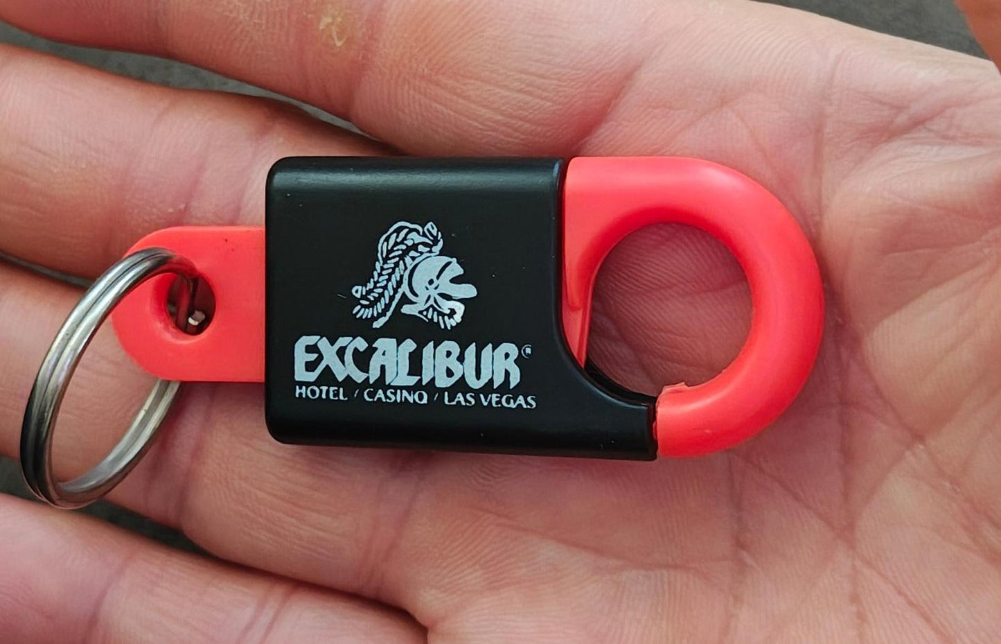 1990s Vintage Excalibur Hotel & Casino Las Vegas Keychain