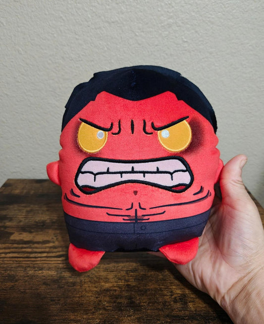 Marvel Cuutopia Red Hulk 7" Soft Plush NWT