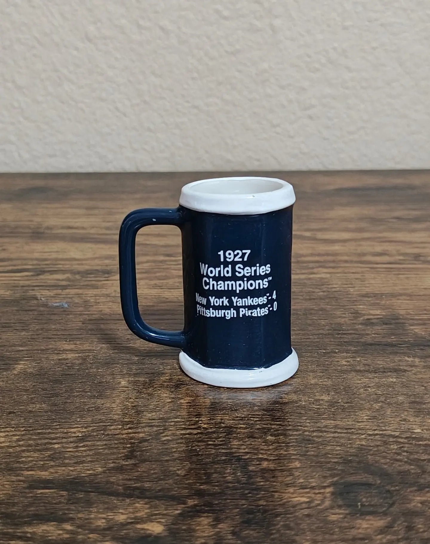 New York Yankees 1927 World Series Champions Decorative Miniature Mug