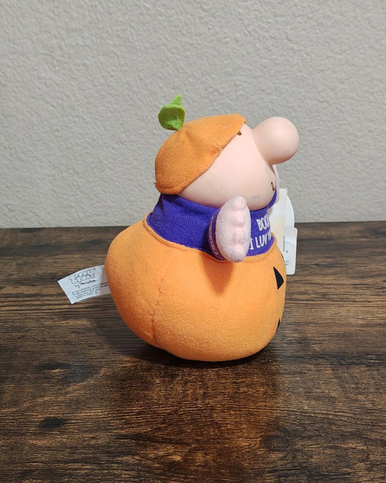 1989 Vintage " Boo I Love You" 7" Halloween Ziggy Plush