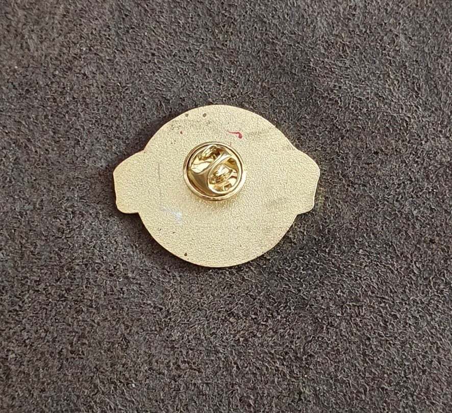 Funko Rick & Morty Blips & Chitz Exclusive Gold Tone Orange Enamel Pin.