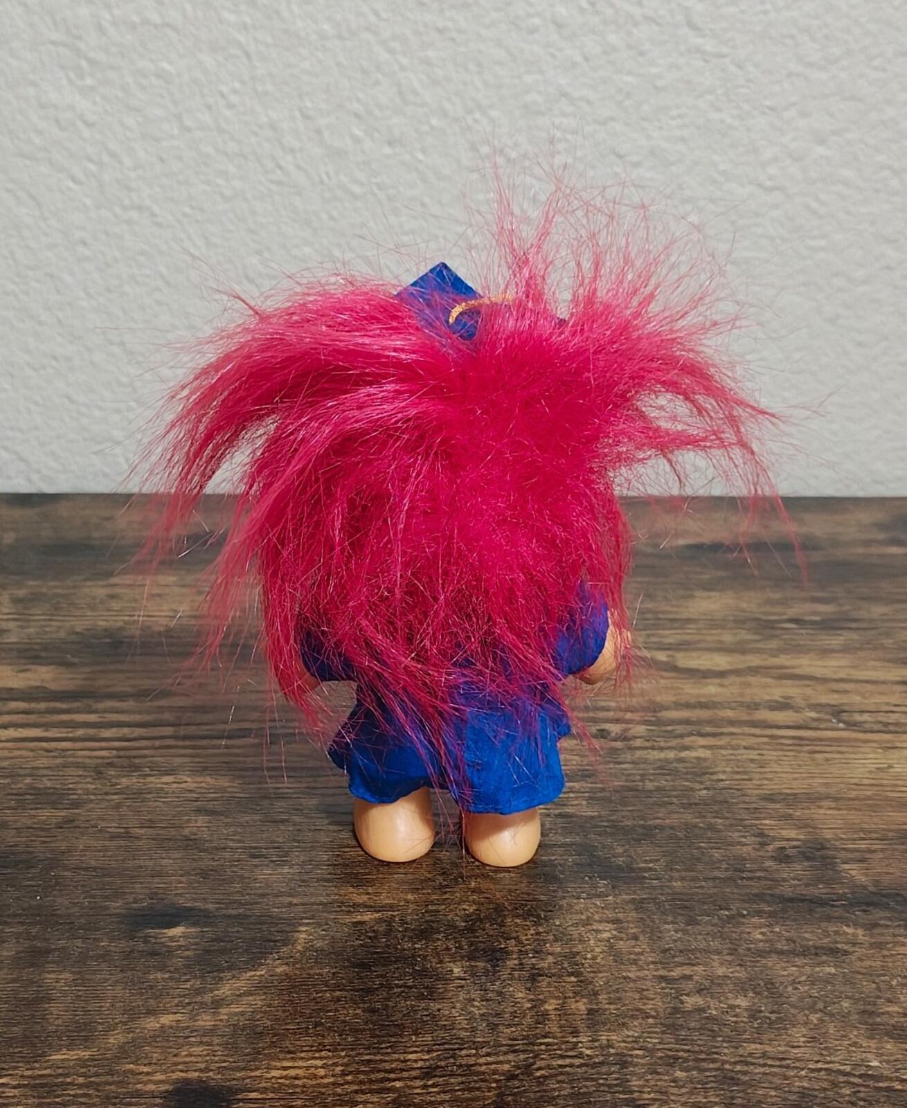1990s Russ Berrie Graduation Troll Doll