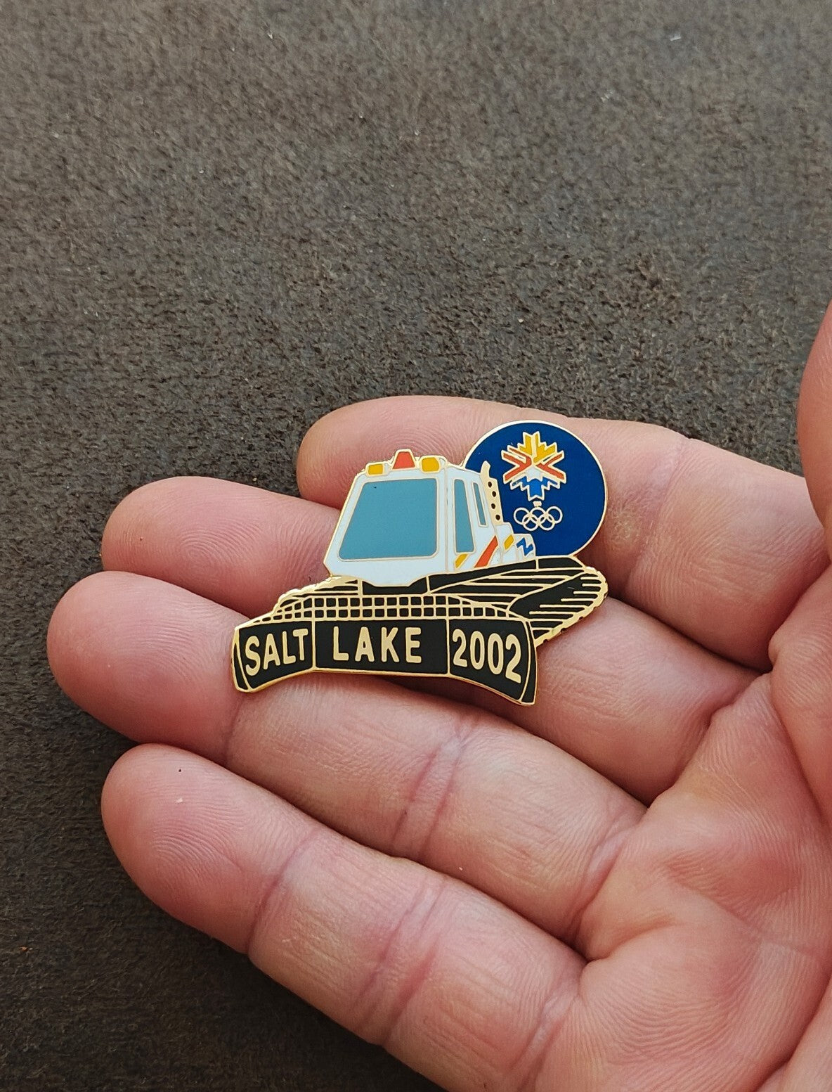 Salt Lake 2002 Winter Olympic Games Trail Groomer Pin