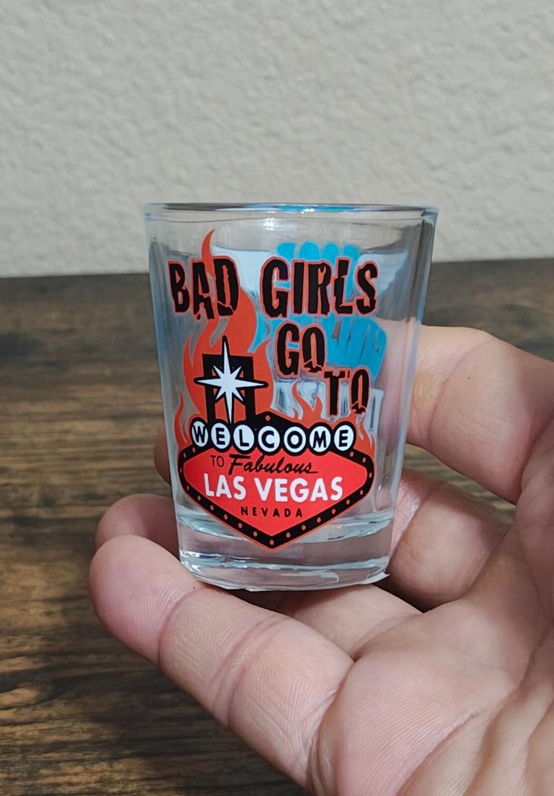 Bad Girls Good Girls Las Vegas Shot Glass