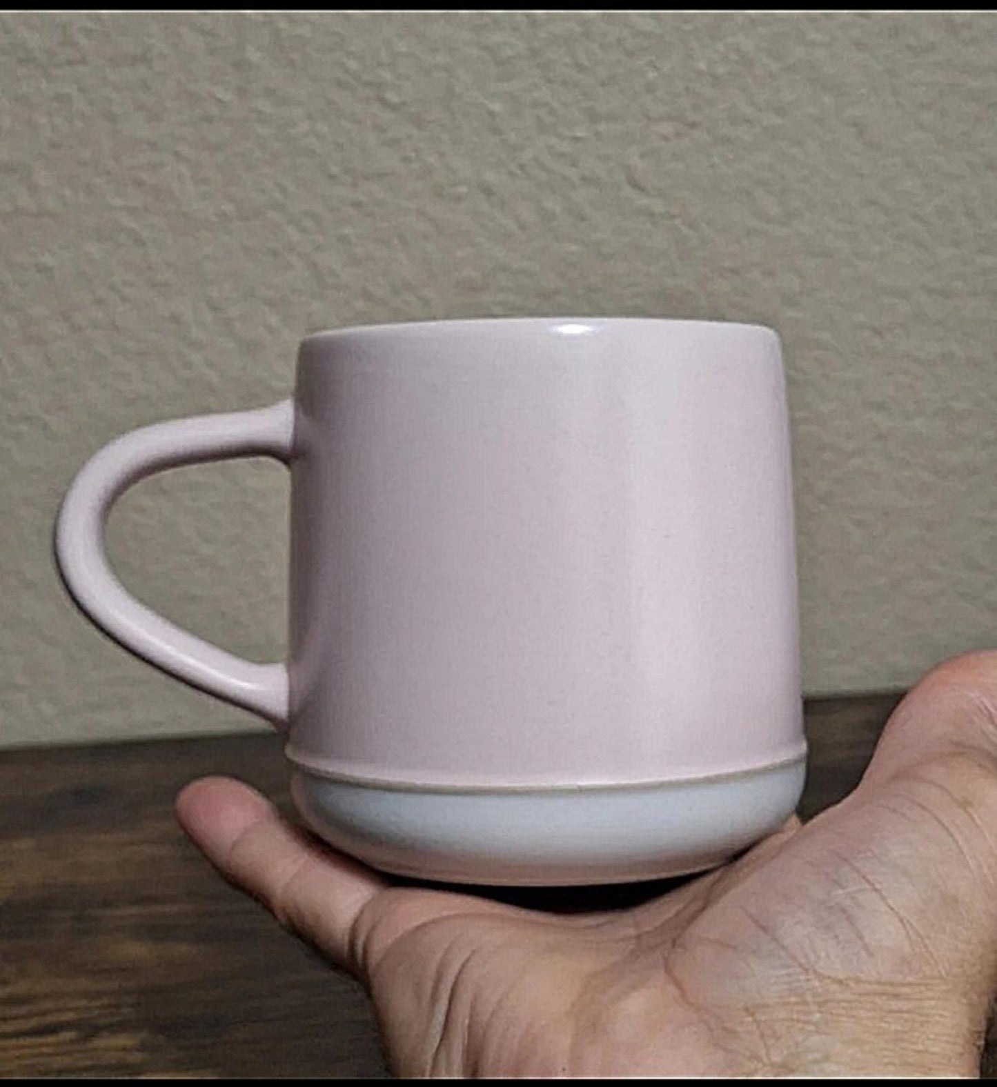 Pretty Disney Love Pink & White Stoneware Mug