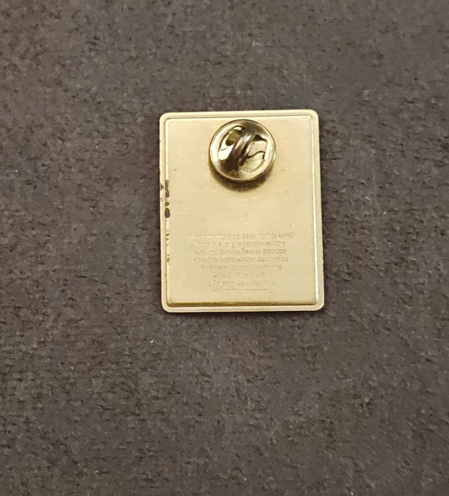 United States Postal Service "Heroes USA 2001" Commemorative Stamp Gold Tone Pin