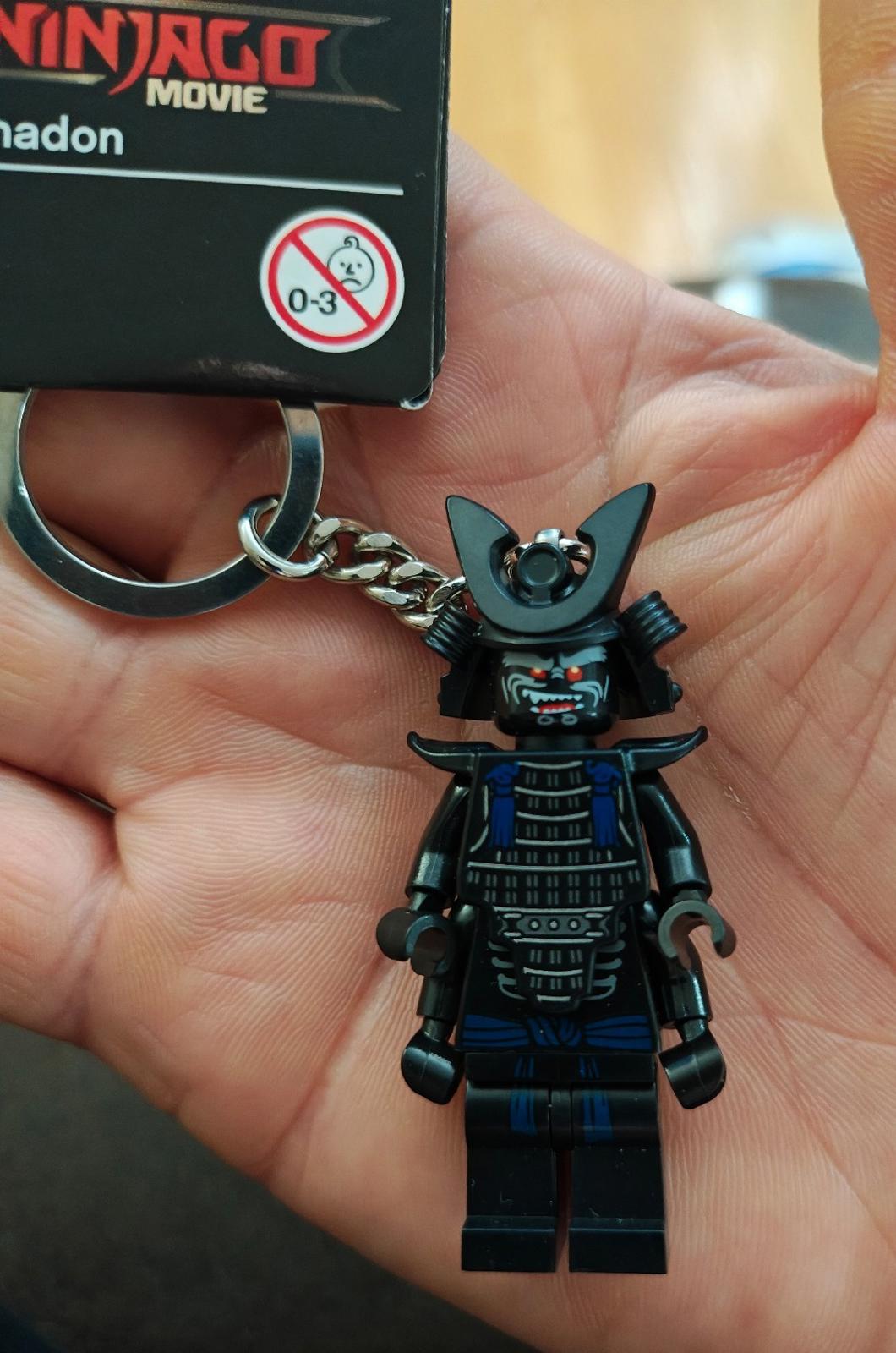 Rare Retired Lego Garmadon Ninjago Movie 853757 Minifigure Keychain/Keyring New