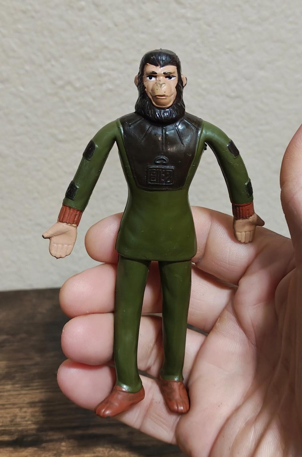 1967 Collectible Mego Planet of the Apes Bend N Flex Cornelius 5" Rubber Figure