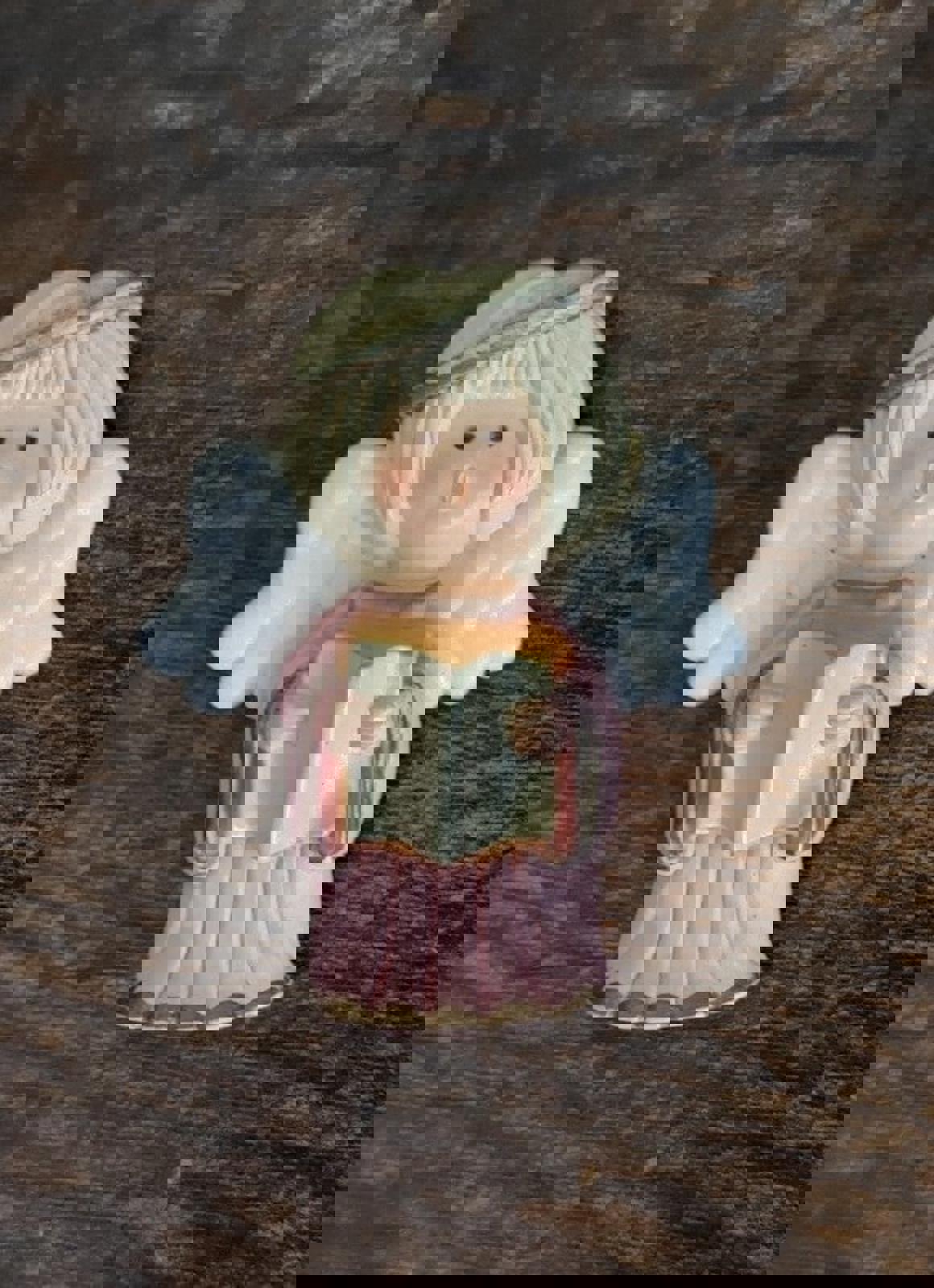 1975 Hallmark Angel Caroling Pin Brooch