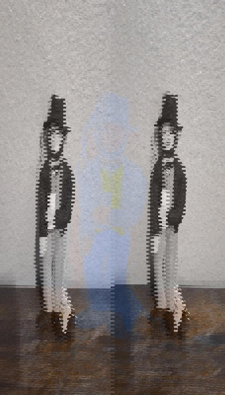 Handmade Abraham Lincoln Felt/Wool Ornament