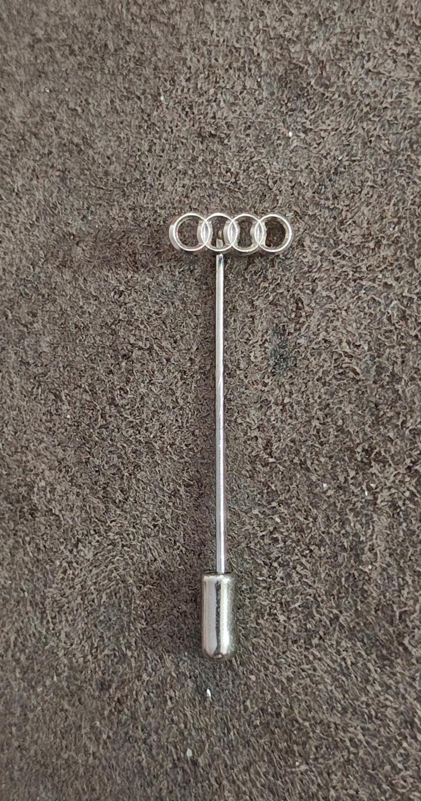 1980's Audi Silver Tone Stick Pin