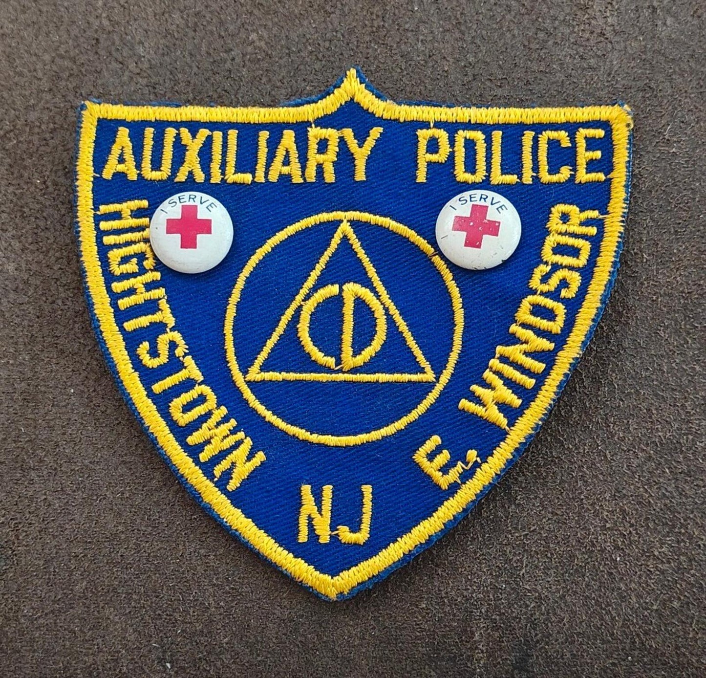 1950s/60s Civil Defense Auxiliary Police Highstown, & E. Windsor N.J Patch.