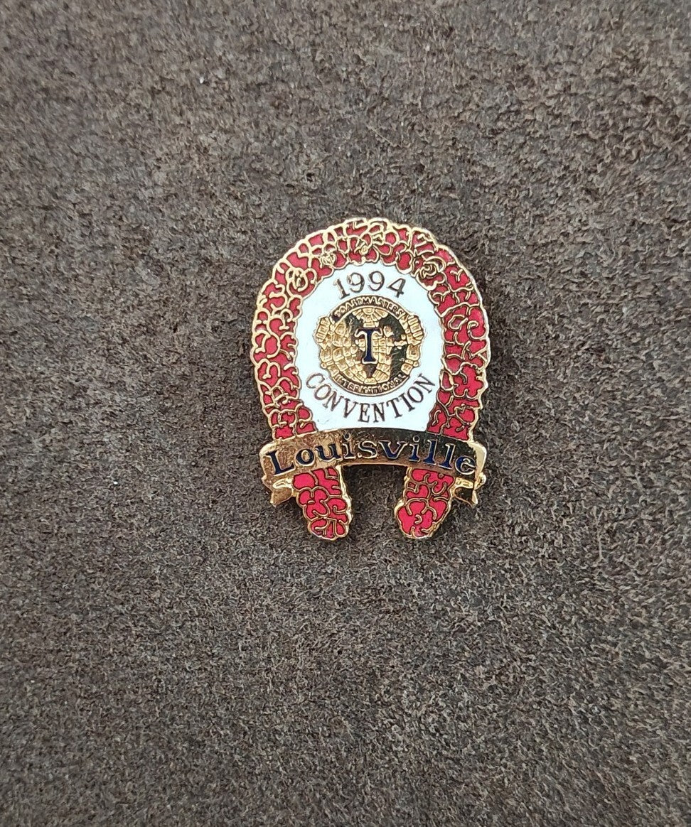 1994 Toastmasters International Convention Louisville Kentucky Gold Tone Pin.