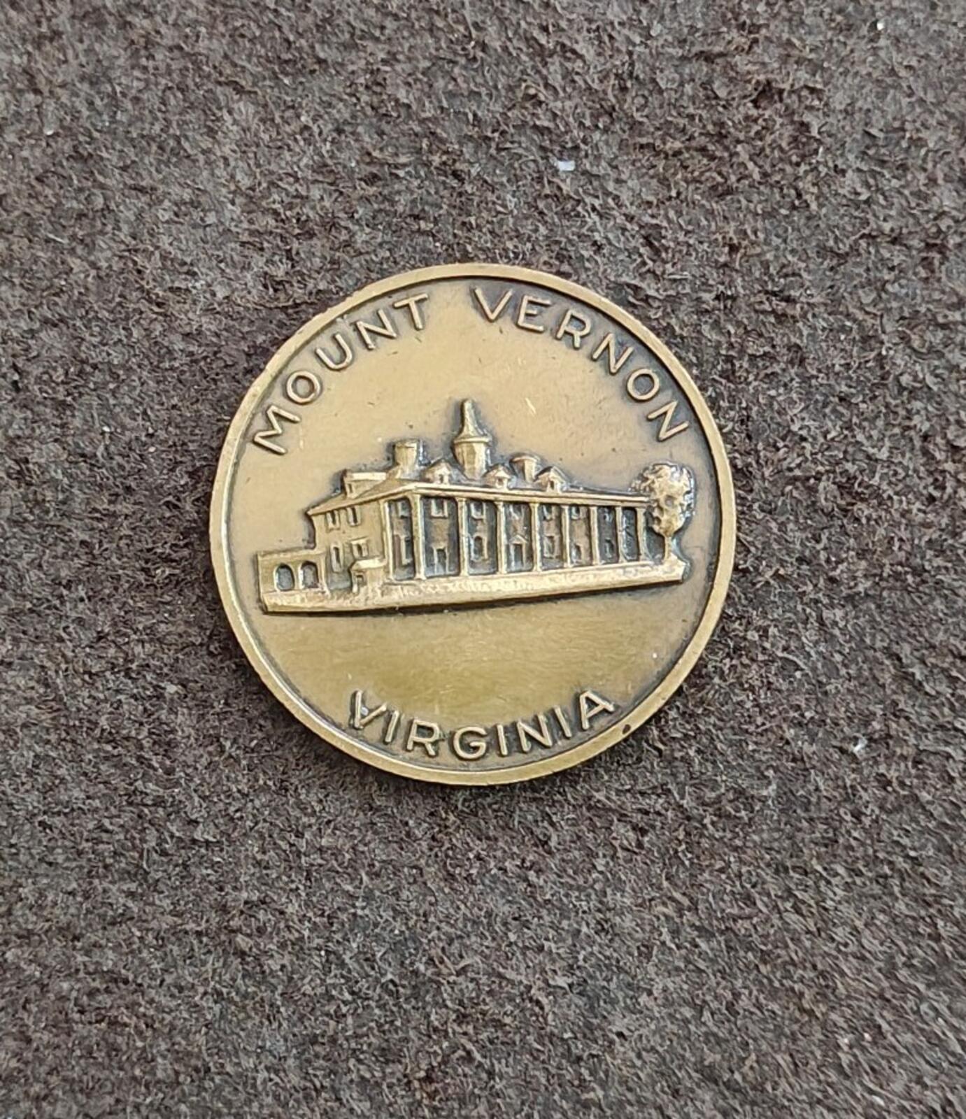 1960s George Washington Commemorative Bronze Token