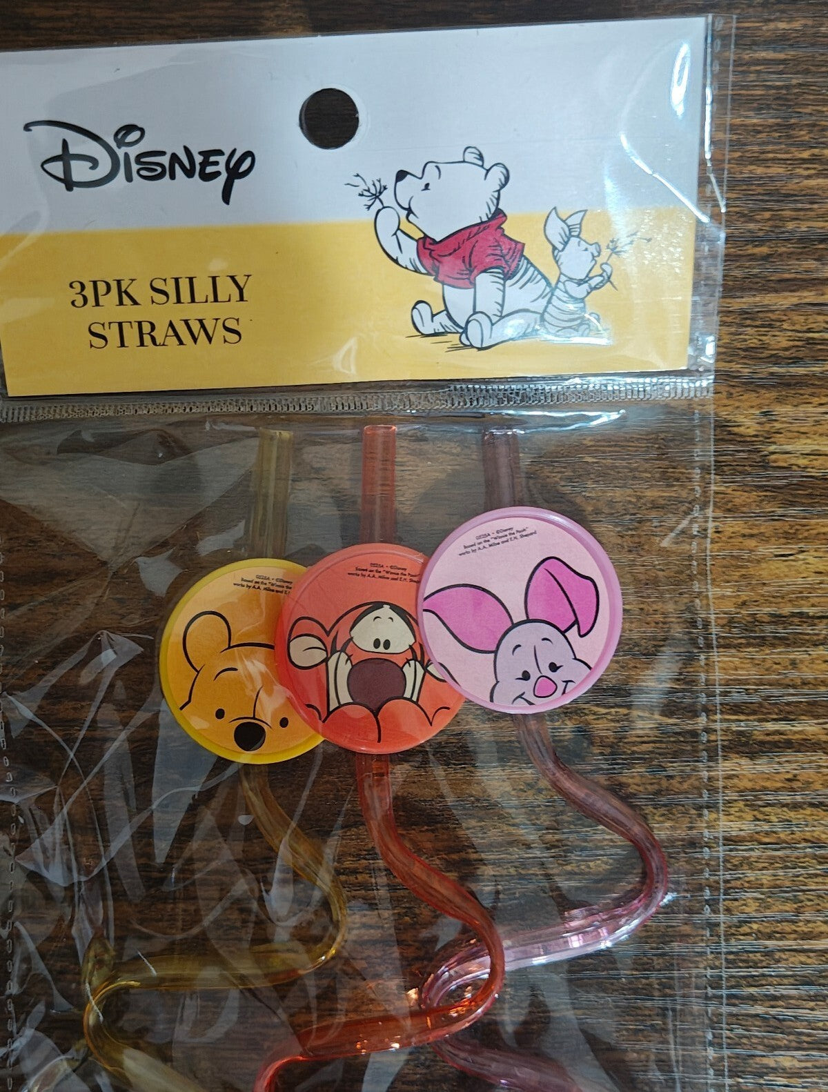 9 Straws Minnie, Mickey & Winnie Silly Straws