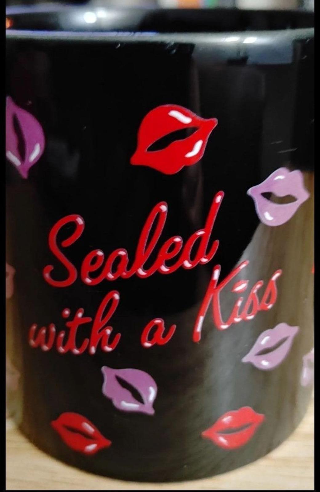 1990's Russ Berrie Sealed With A Kiss Mug