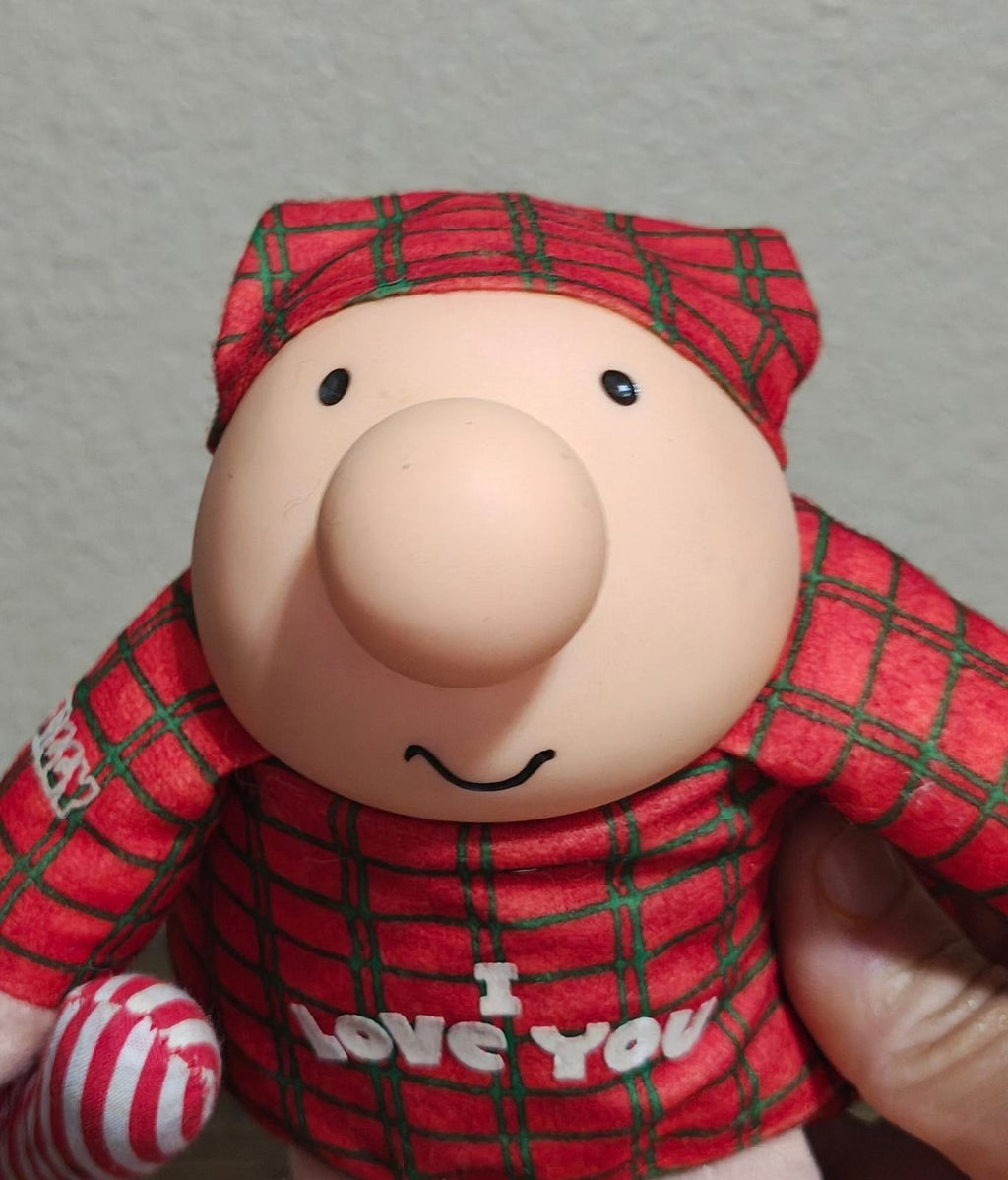 1991 Vintage "I Love You" 7" Christmas Ziggy Plush