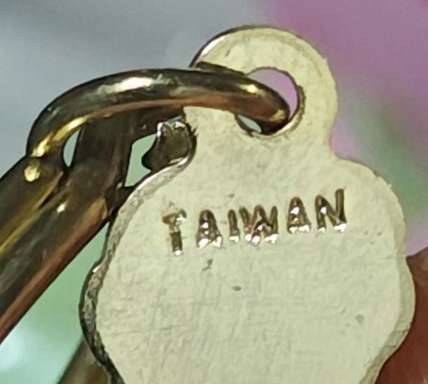 1980s Vintage Circus Circus Hotel Casino Las Vegas Gold Tone Clown Keychain