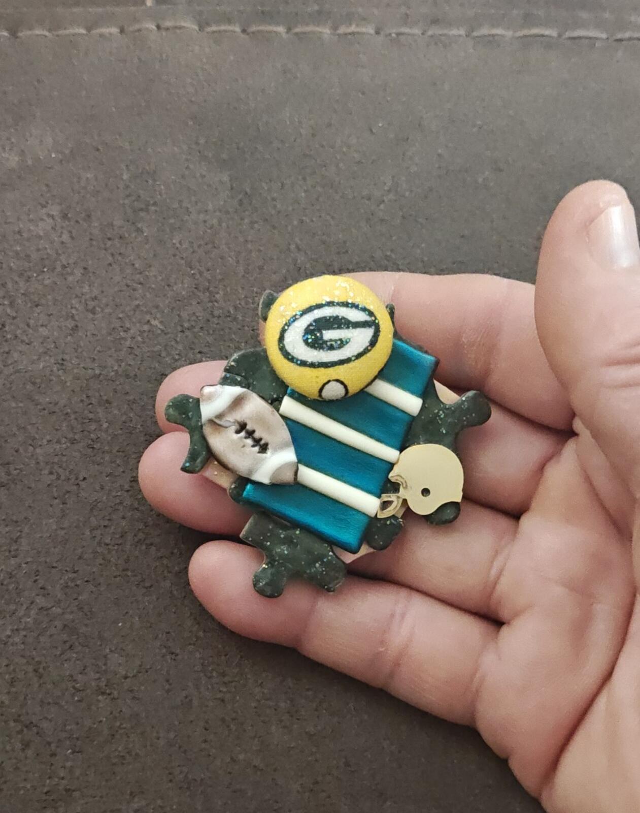 Unique Handmade Green Bay Packers Pin