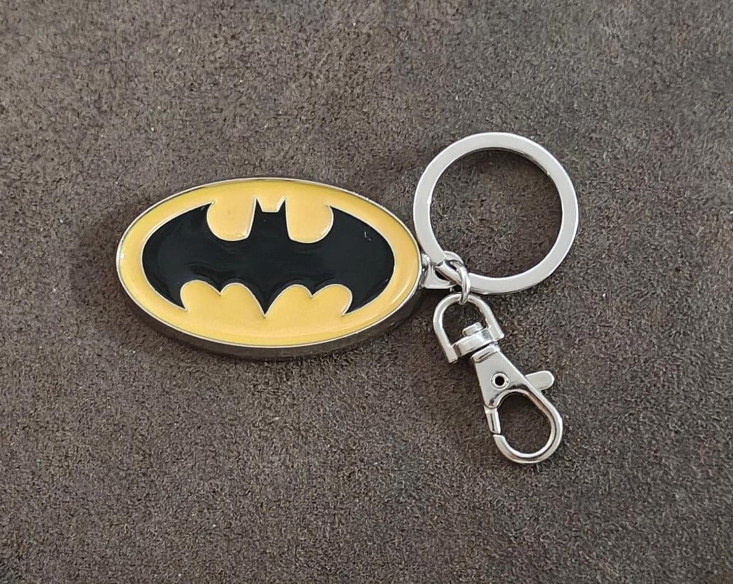 DC Comics Batman Logo Pewter Keychain