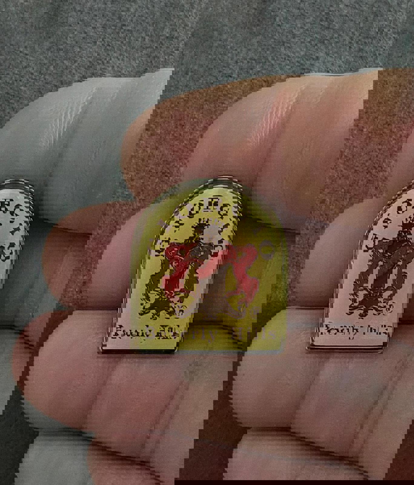 80's/90's Giorgio Beverly Hills Crest Logo Enamel Pin