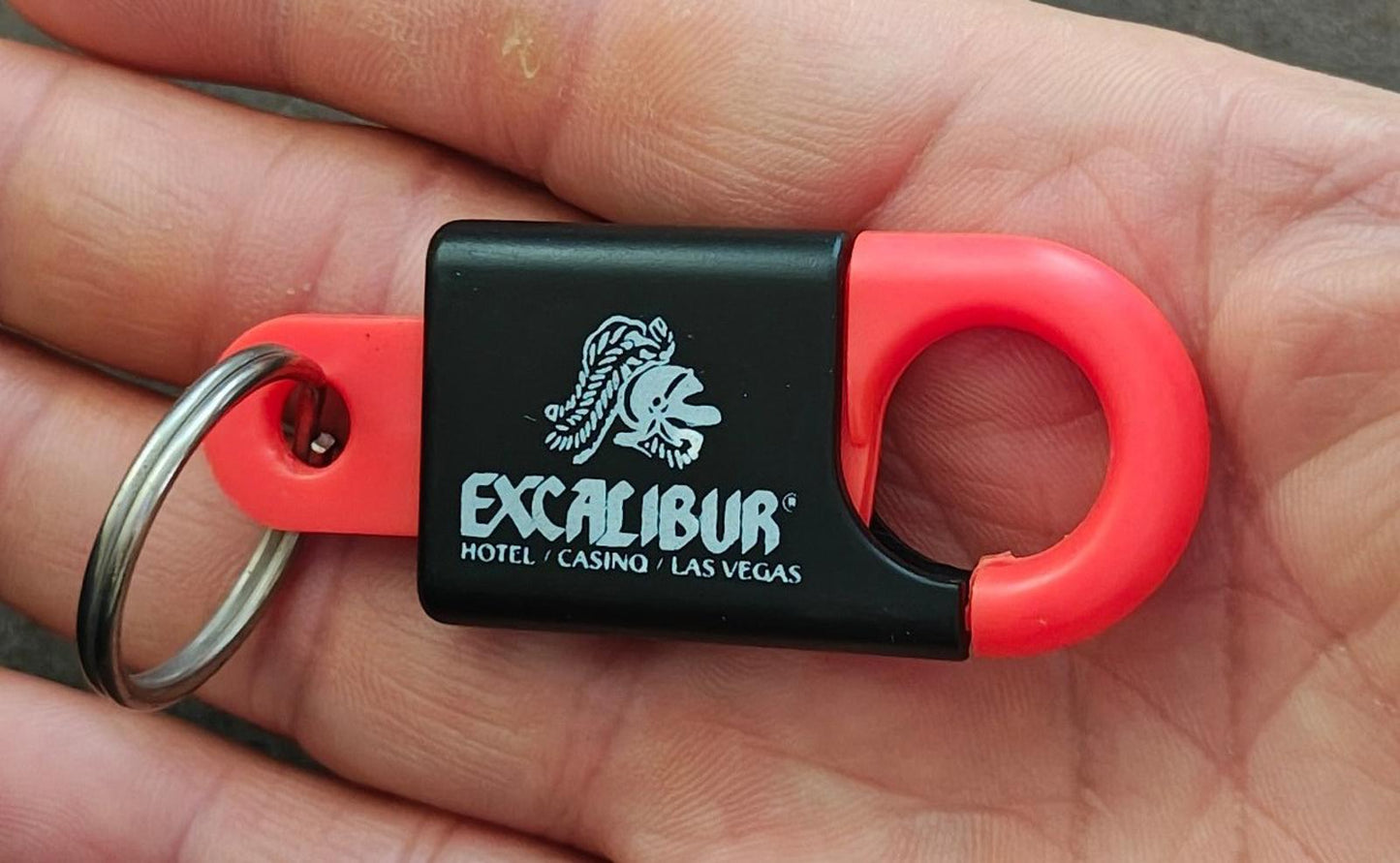 1990s Vintage Excalibur Hotel & Casino Las Vegas Keychain