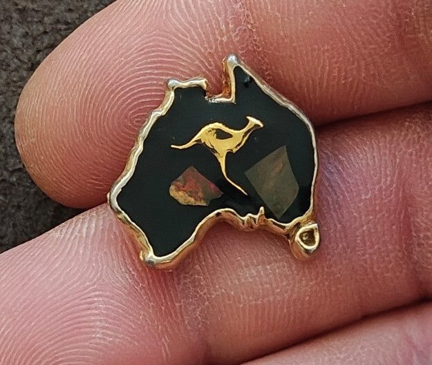 1970s/80s Australian Travel Souvenir Gold Tone Pin/Brooch