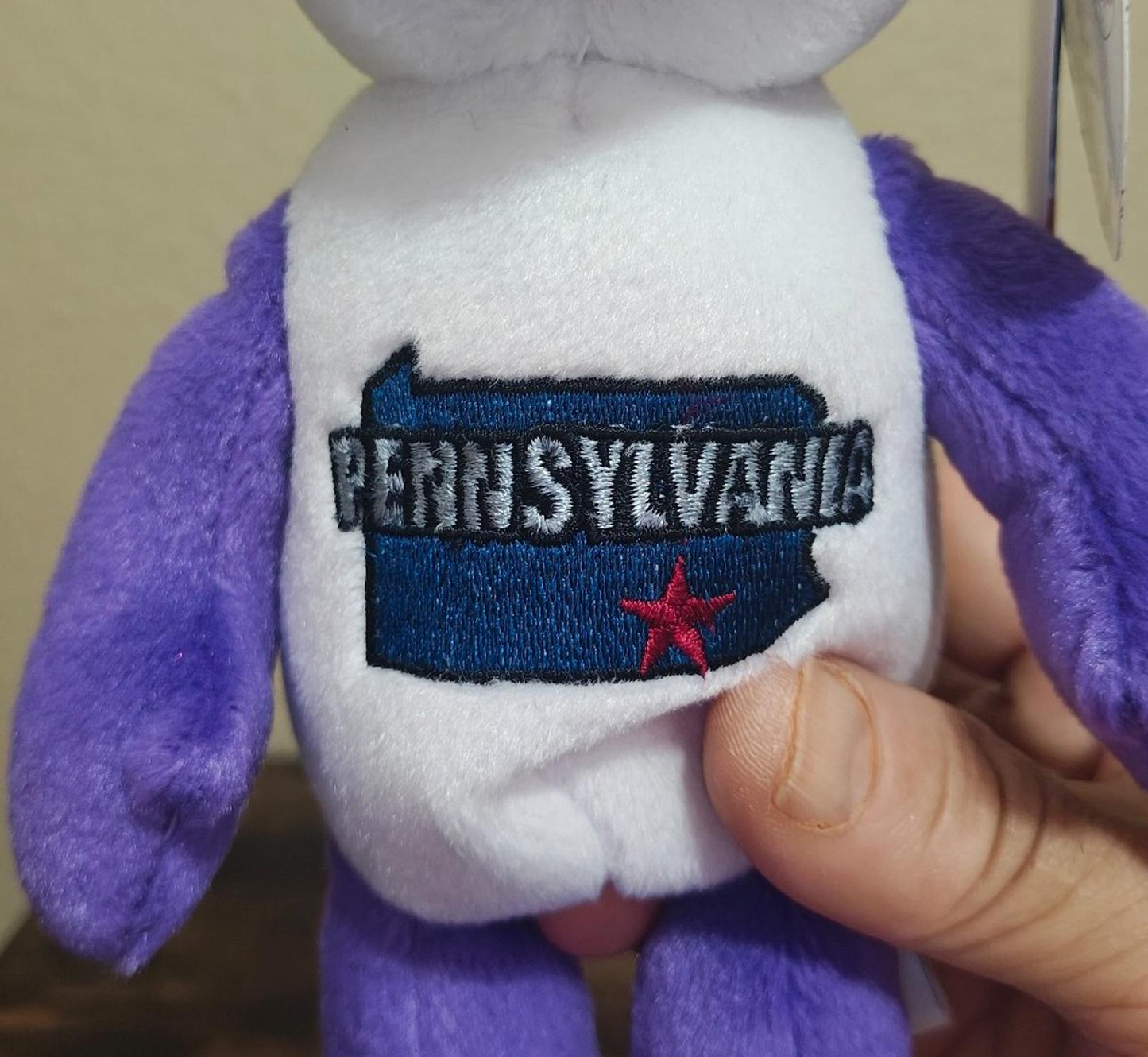 2001 Limited Treasures Pennsylvania State Quarter Bear Collectible Plush