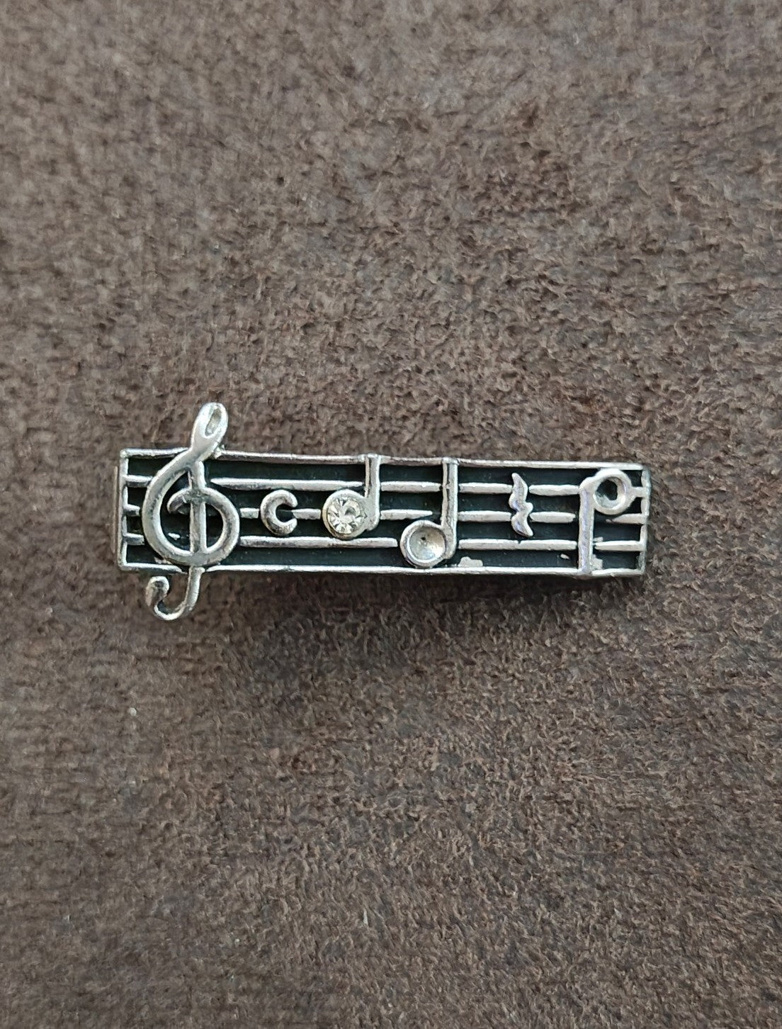 1950s/60s Swank Musical Notes Tie Bar/Tie Clip
