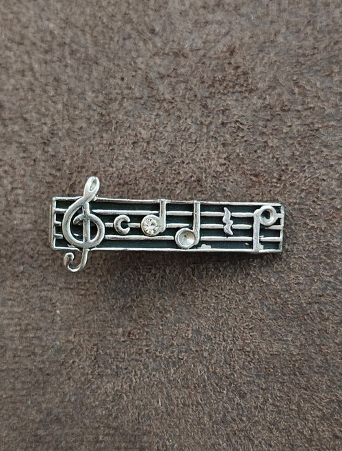 1950s/60s Swank Musical Notes Tie Bar/Tie Clip